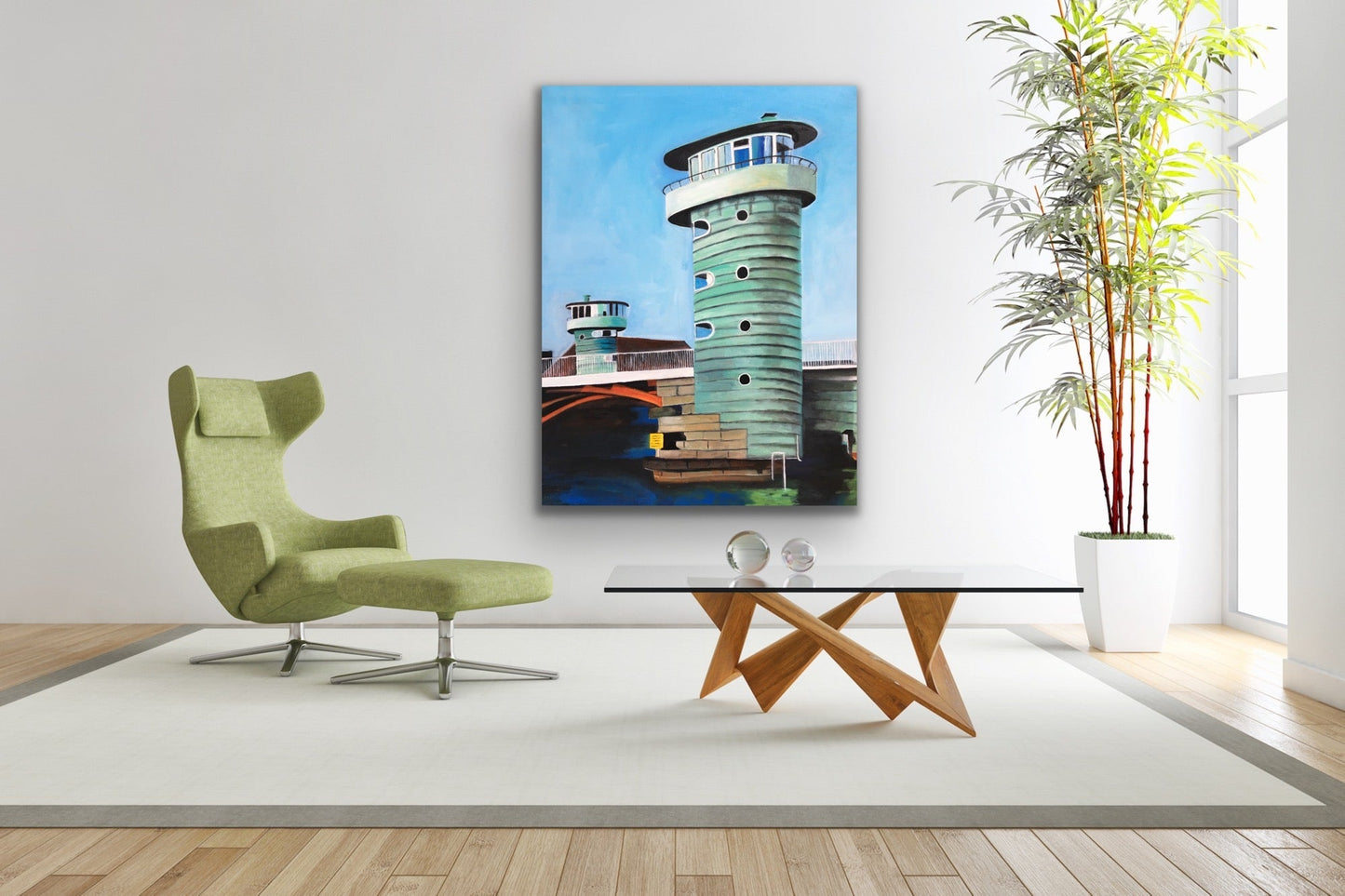 Knippelsbro - Original Oil On Canvas (80x100)