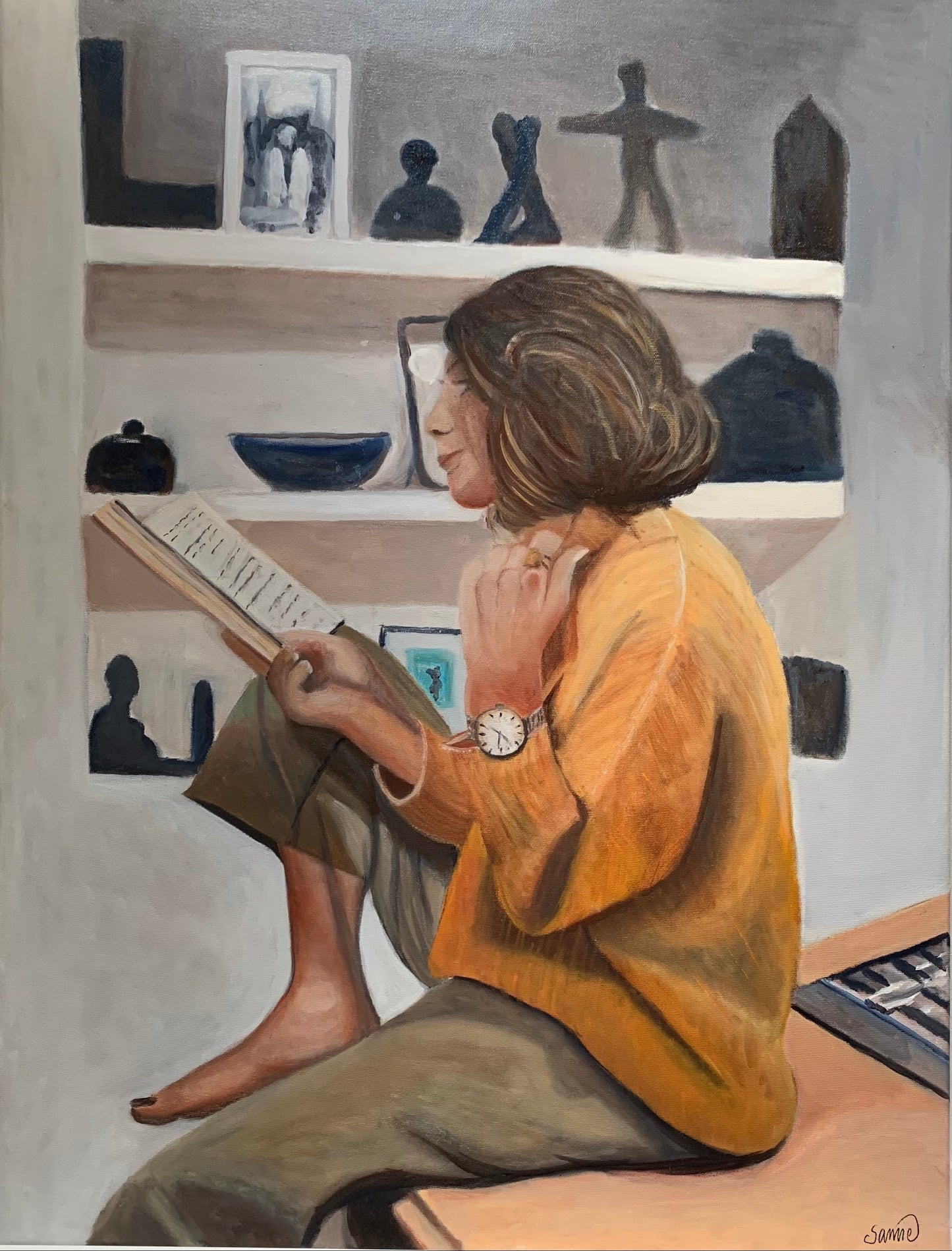 Homework - Original Oil On Canvas (60x80)