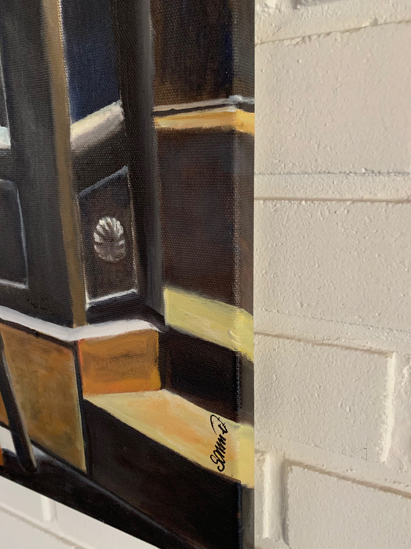 A man in a bar - Original Oil On Canvas (60x80)