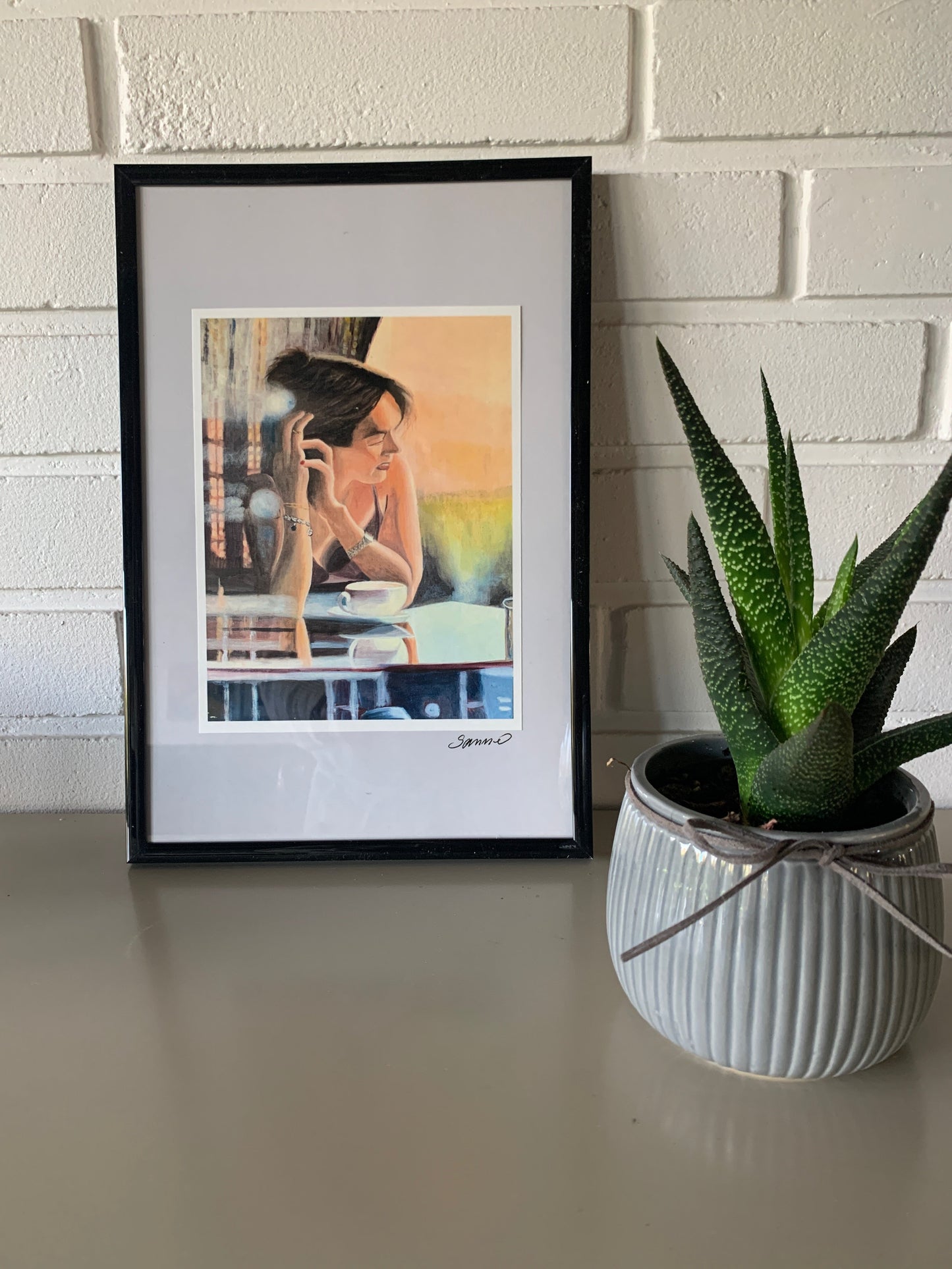 Afternoon tea - Original Oil On Canvas (60x80)