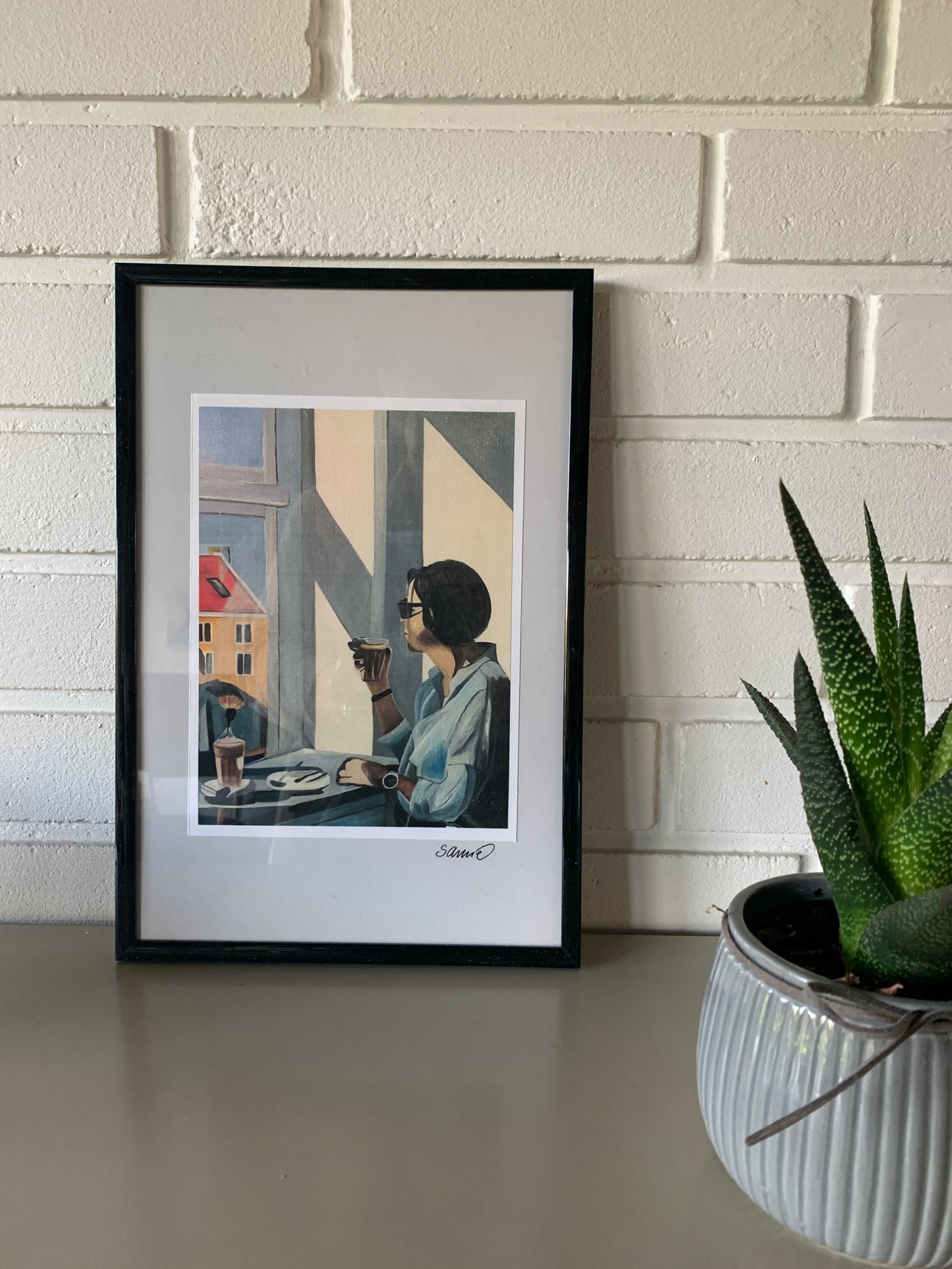 Morning coffee in Copenhagen - Art Print (Limited Edition)