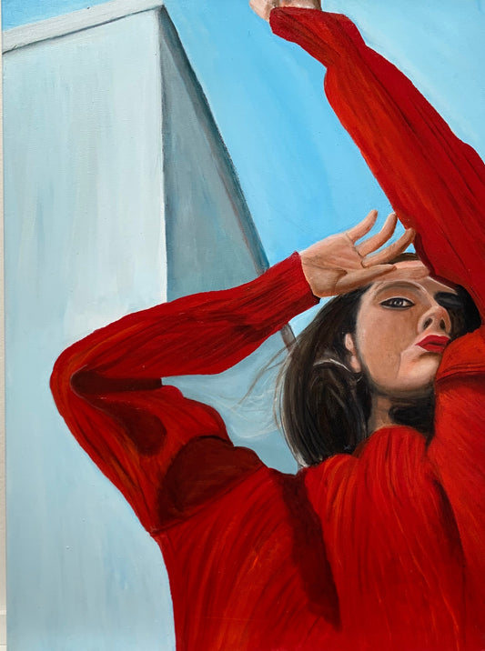 looking in the sky - Art Print (Limited Edition)