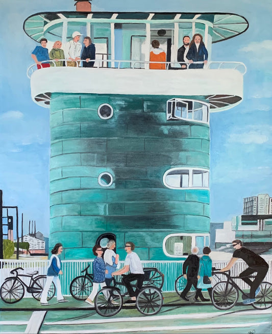 People on the bridge - Art Print (Limited Edition)