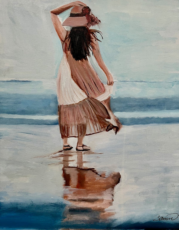 By the sea - Original Oil On Canvas (40x50)