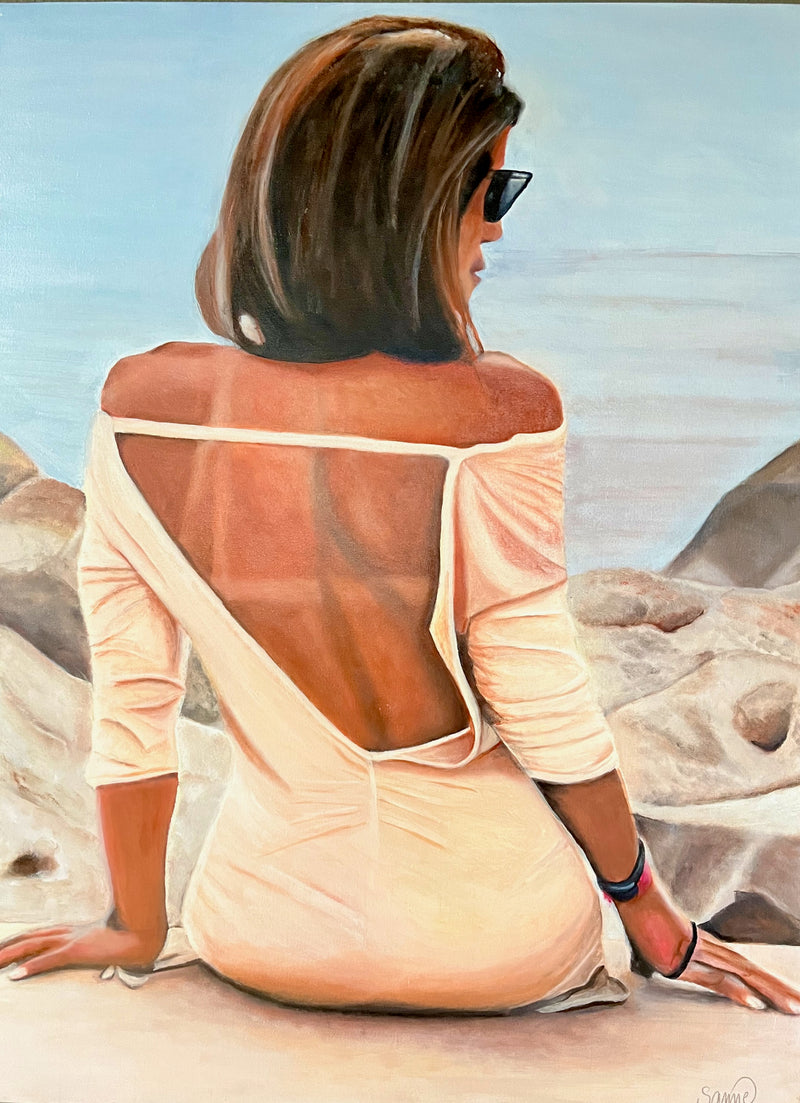 Before sunset - Original Oil On Canvas (60x80)