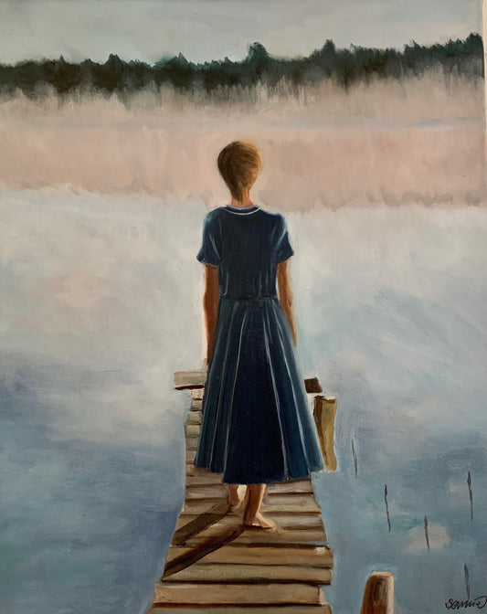 Silent morning on the lake - Art Print (Limited Edition)
