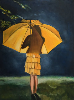 Dancing in the moonlight - Original Oil On Canvas 60x80