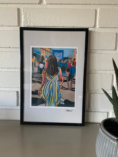 Summer in town - Art Print (Limited Edition)