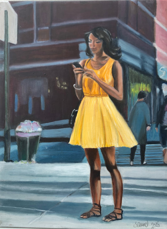 I tried to find the way - Original Oil On Canvas (30x40)