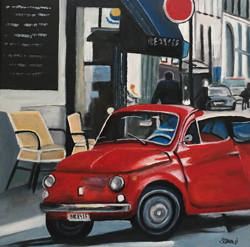 Red Fiat - Art Print (Limited Edition)