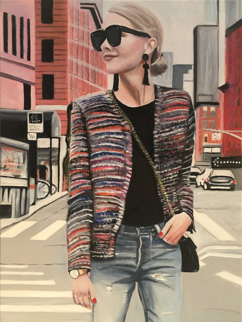 Miss Sunshine - Original Oil On Canvas (60x80)